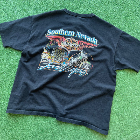 Vintage Harley Davidson Las Vegas Tee Size XL