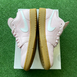 Jordan Arctic Pink Gum Low 1s Size 10.5W/9M