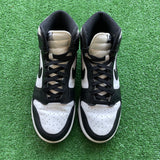 Nike Black White High Dunk Size 8