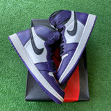 Jordan Court Purple 1s Size 8.5