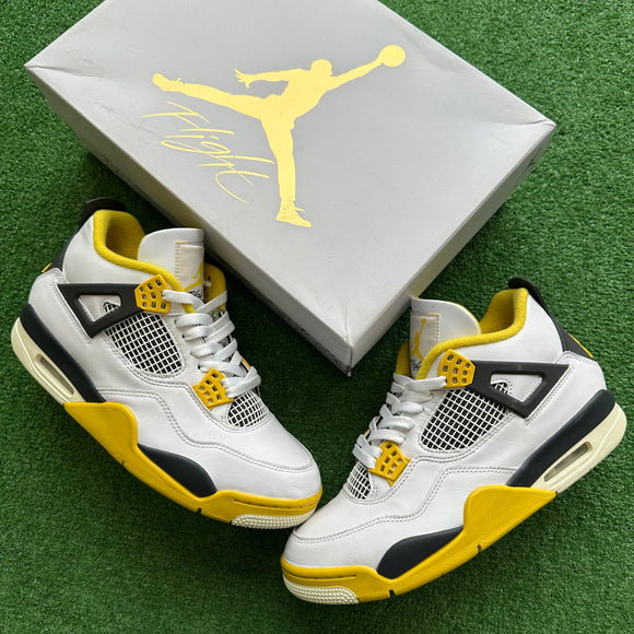 Jordan Vivid Sulfur 4s Size 11W/9.5M