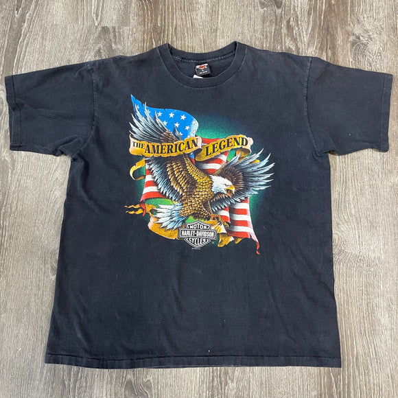 Vintage Harley Davidson Fort Ann Tee Size XL