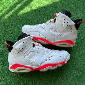 Jordan White Infrared 6s Size 13