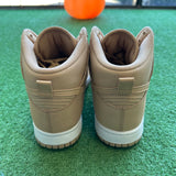 Nike Vachetta Tan High Dunk Size 8W/6.5M