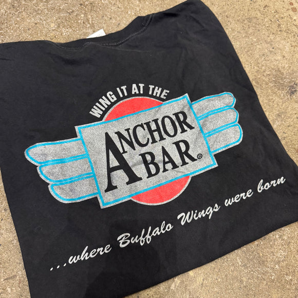 Vintage Anchor Bar Buffalo Wings Tee Size L