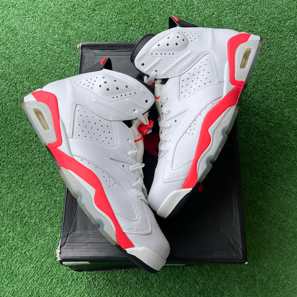 Jordan White Infrared 6s Size 11.5