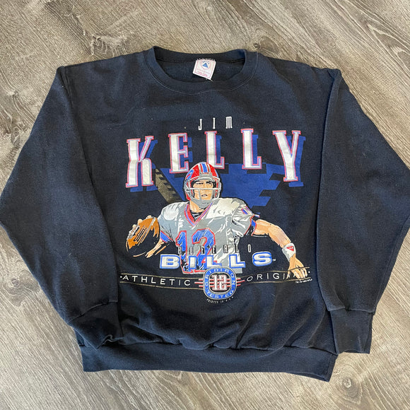 Vintage Buffalo Bills Jim Kelly Crewneck Size L