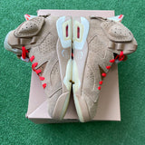 Jordan Travis Scott British Khaki 6s Size 10.5