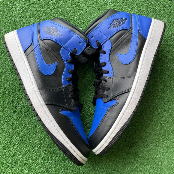 Jordan Hyper Royal Mid 1s Size 13