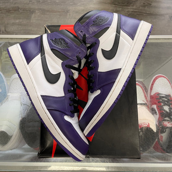 Jordan Court Purple 1s Size 11