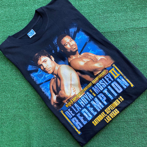 Vintage De La Hoya/Mosley Tee Size XL