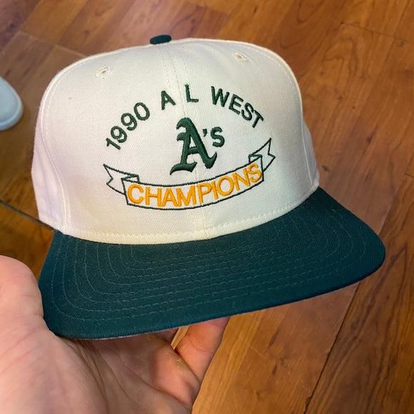 Vintage Oakland Athletics Hat Cap Snapback White Sports